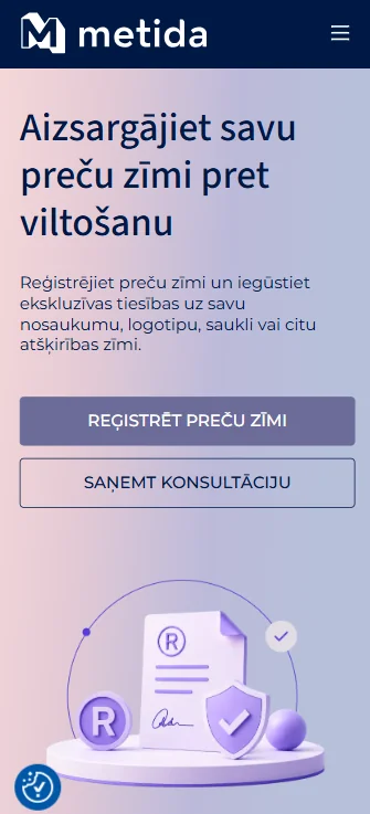 Metida mobili versija