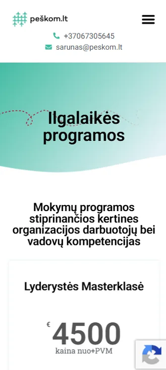 peskom.lt mobili versija