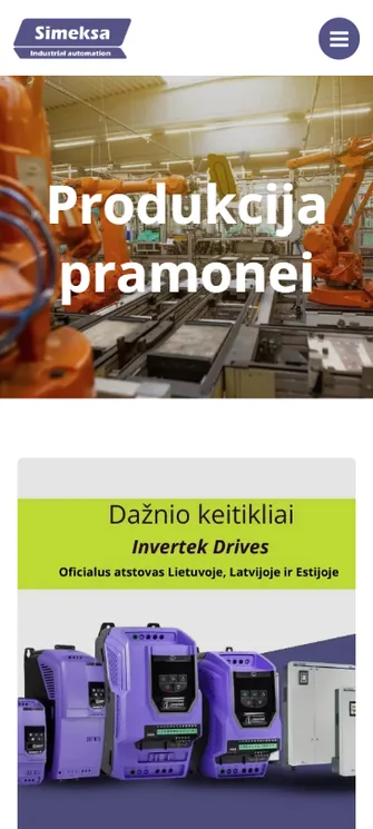 Simeksa mobili versija
