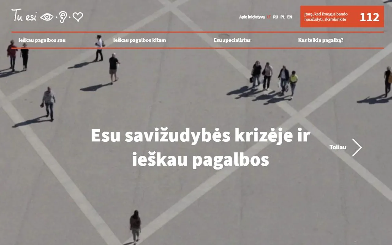 Tu esi ekrano vaizdas